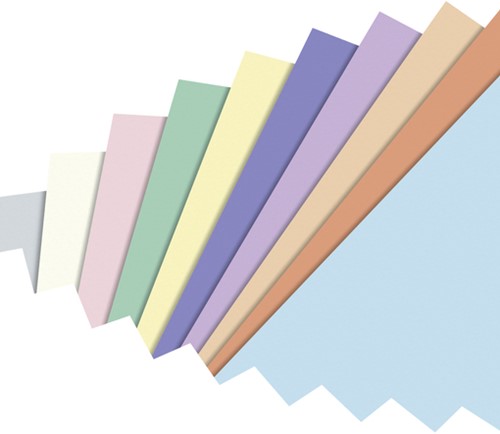 Knutselpapier Folia A4 100vel 10 pastelkleuren-2