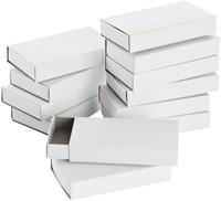 Luciferdoosjes Folia groot 110x60x20mm 12 stuks wit-2