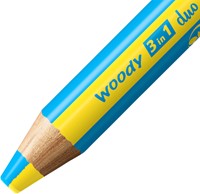 Kleurpotloden STABILO 882 woody 3 in 1 duo incl puntenslijper ass 10st-3