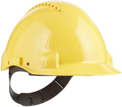 Veiligheidshelm 3M 53-62cm Uvicator en pinverstelling geel