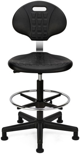 Werkstoel Euroseats Tarente Large zwart-2