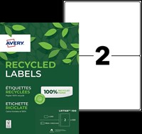 Etiket Avery LR7168-100 199.6x143.5mm recycled wit 200 stuks-2