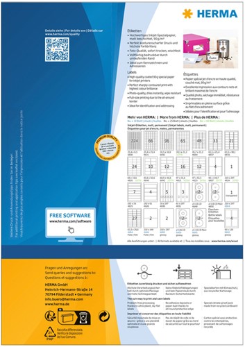 Etiket HERMA 10781 97x42.3mm wit 960 stuks-2