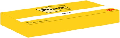 Memoblok Post-it 653 38x51mm geel 3 stuks-1