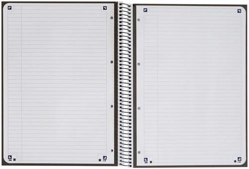 Notitieboek Oxford Classic Europeanbook A4+ 4-gaats lijn 160 pagina's zwart-3