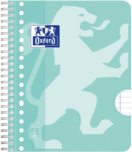 Collegeblok Oxford School A5+ lijn 17-gaats 160 pagina's 80gr pastel assorti 3 stuks-3