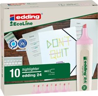Markeerstift edding 24 EcoLine pastel roze-1