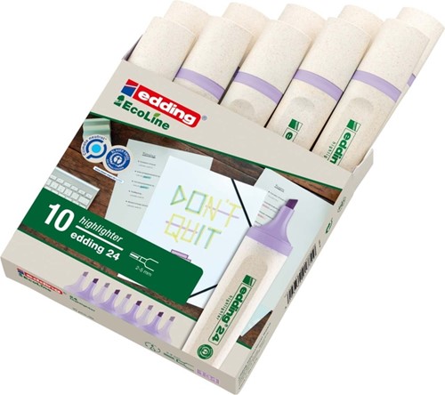 Markeerstift edding 24 EcoLine pastel violet-3