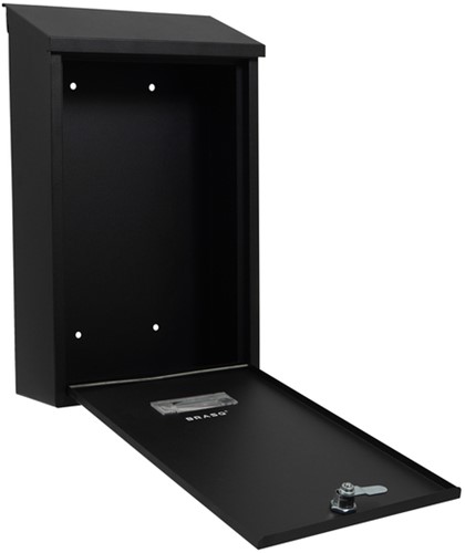 Brievenbus BRASQ PB100 Basic wand zwart-2