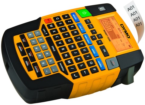 Labelprinter Dymo Rhino 4200 industrieel azerty 19mm geel in koffer-8