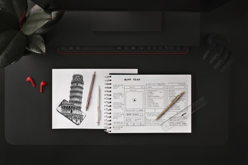 Balpen rOtring 600 medium goud-2