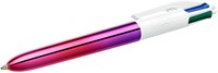 Balpen Bic 4kleuren gradient medium assorti-2