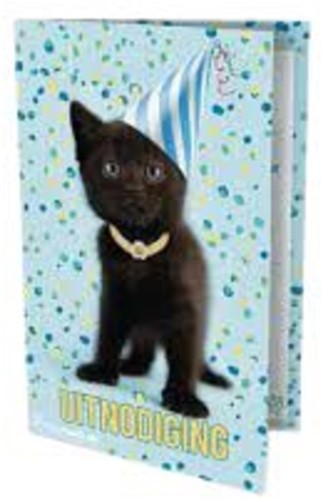 Uitnodiging Kat Rachael Hale 14x9cm