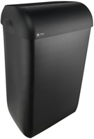 Afvalbak BlackSatino open inworp 43 liter zwart 331760