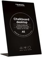 Krijtbord Europel L-standaard A5-2