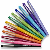 Fineliner Paper Mate Flair retro medium assorti blister à 6 stuks-1