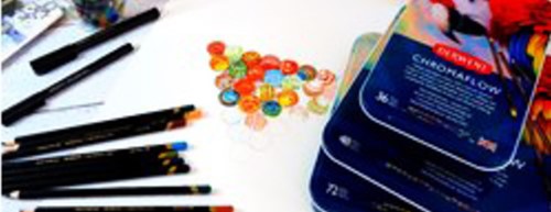 Kleurpotloden Derwent Chromaflow set à 12 kleuren-1