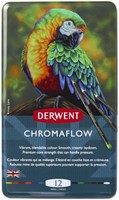 Kleurpotloden Derwent Chromaflow set à 12 kleuren