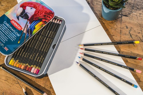 Kleurpotloden Derwent Chromaflow set à 24 kleuren-3