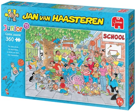 Puzzel Jan van Haasteren Junior 15 Klassenfoto 360 stukjes-2