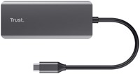 Adapter Trust Dalyx 6-in-1 USB-C multipoort grijs-3