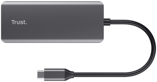 Adapter Trust Dalyx 6-in-1 USB-C multipoort grijs-2