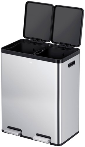 Pedaalemmer EKO Essential Recycler 2x30 liter rvs-2