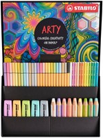 Creative set Stabilo 77/6 Arty colorful creative pastel mix 50 stuks-2