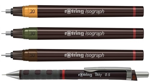 Tekenset rOtring Isograph Junior 4-delig-3