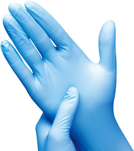 Handschoen Hynex nitril XL blauw 3.5g pak à 100 stuks-3
