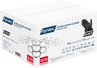 Handschoen Hynex nitril XL zwart 3.5g pak à 100 stuks-2