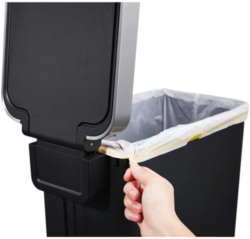 Pedaalemmer EKO Hana Slim 40 liter zwart-3