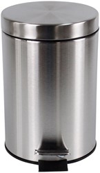 Pedaalemmer BRASQ 12 liter rvs