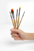 Penseel Qrea synthetisch haar set à 5 breedtes-6