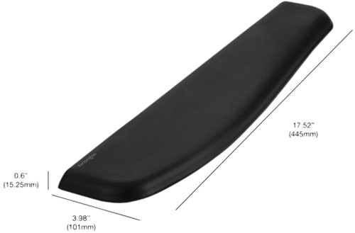 Polssteun Kensington ergosoft standaard toetsenbord zwart-2