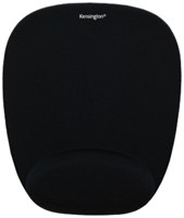 Muismat Kensington met polsondersteuning foam zwart