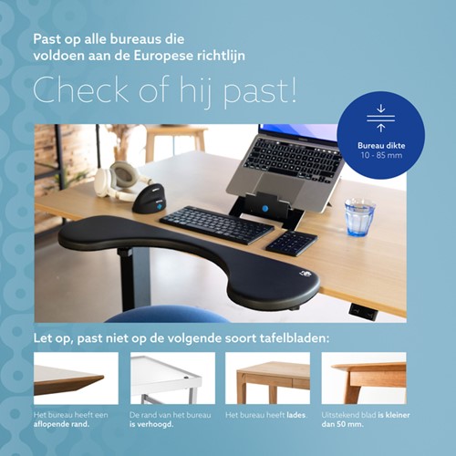 Armsteun R-Go Ergonomisch Zwart-3