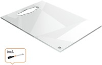 Notitiebord Nobo transparant acryl met handgreep A4-1