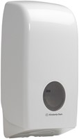 Toiletpapierdispenser Kimberly Clark Aquarius gevouwen wit 6946-2