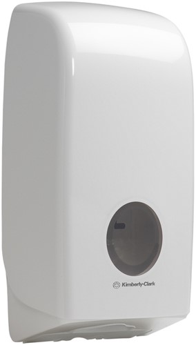 Toiletpapierdispenser Kimberly Clark Aquarius gevouwen wit 6946-2