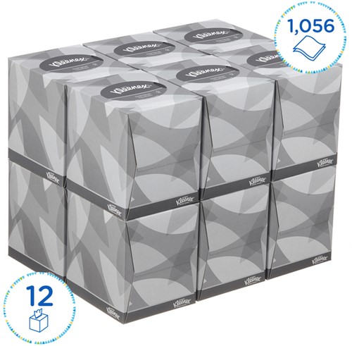 Facial tissues Kleenex kubus 2-laags 88 vel wit 8834-2
