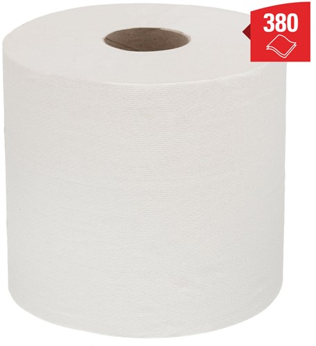 Poetspapier WypAll L20 2-laags 380 vel wit 7303-3