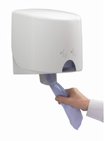 Poetspapier WypAll L10 1-laags 800 vel blauw 7255-3