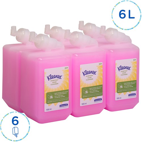 Handzeep Kleenex vloeibaar roze 1000ml 6331-2