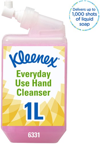 Handzeep Kleenex vloeibaar roze 1000ml 6331-1