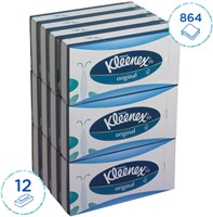 Facial tissues Kleenex 3-laags 72 vel wit 8824-2