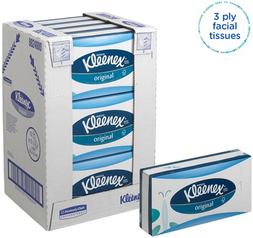 Facial tissues Kleenex 3-laags 72 vel wit 8824-2