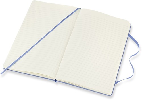 Notitieboek Moleskine large 130x210mm lijn hard cover hydrangea blue-3