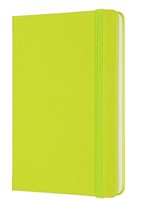 Notitieboek Moleskine pocket 90x140mm blanco hard cover lemon green-2