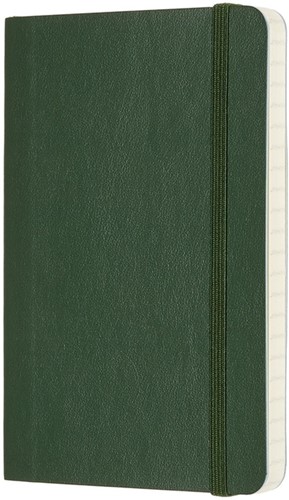 Notitieboek Moleskine pocket 90x140mm lijn soft cover myrtle green-2